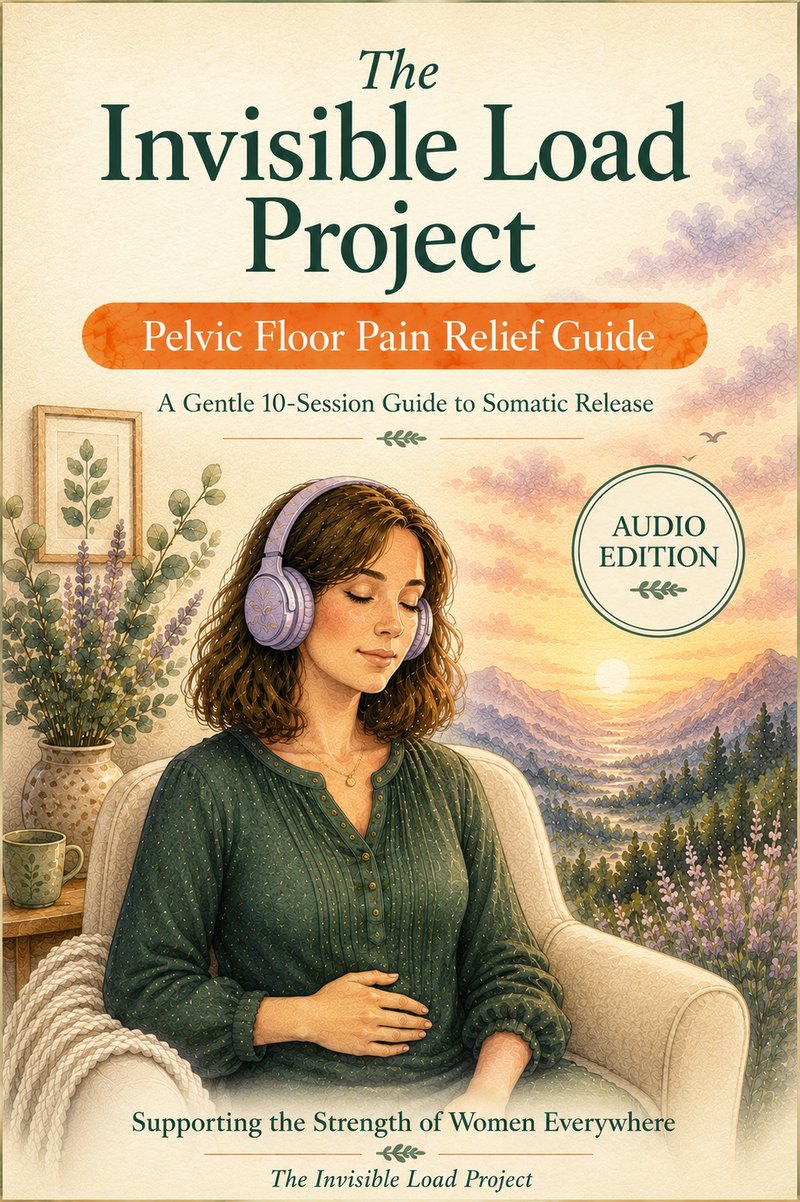 Pelvic floor pain relief audio for women — 10 guided coaching sessions with breathwork and somatic release