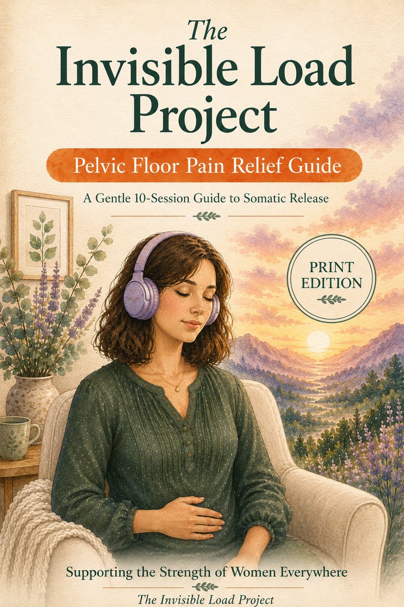 Pelvic floor pain relief guide for women — 10-session printable PDF, somatic release and mindful movement