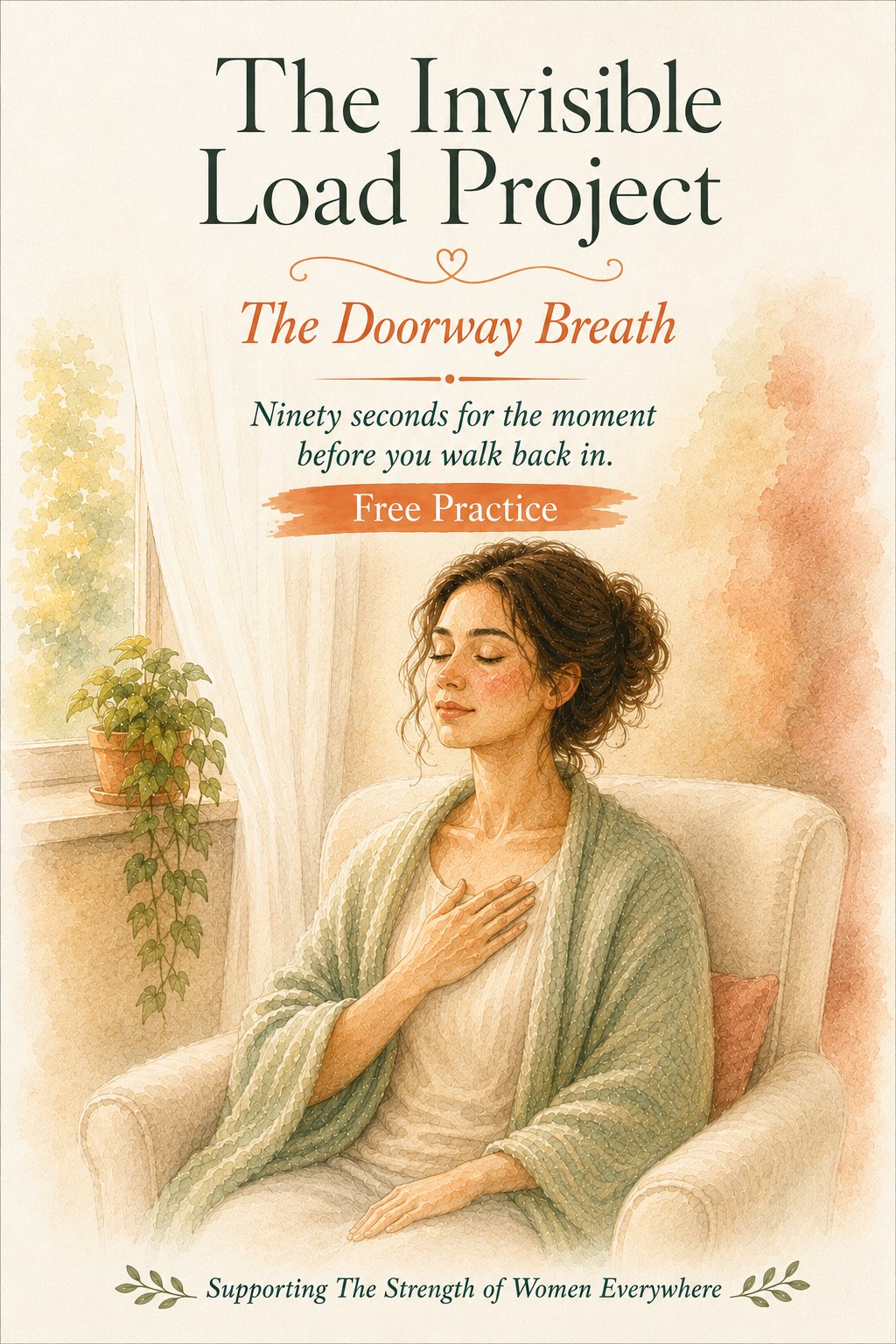 The Doorway Breath — a free breathing practice from The Invisible Load Project