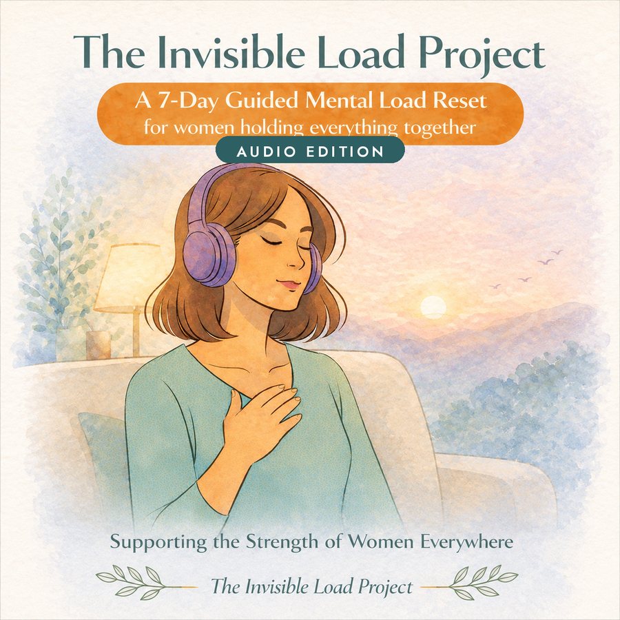 7-Day Guided Mental Load Reset audio edition — guided meditation episodes for women