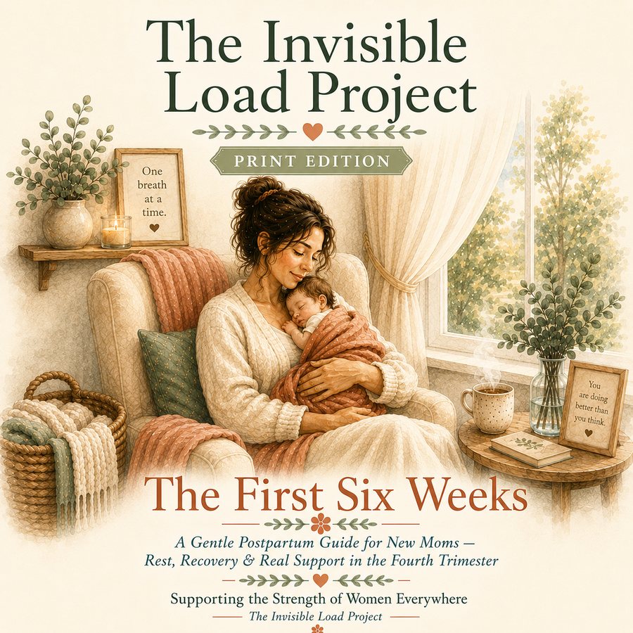 The First Six Weeks postpartum guide for new moms — 10-session illustrated PDF